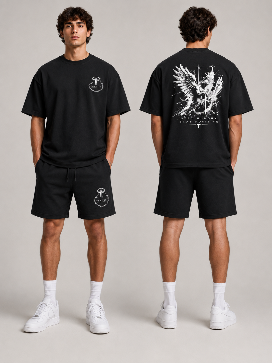 Stay Hungry Summer Set — Black