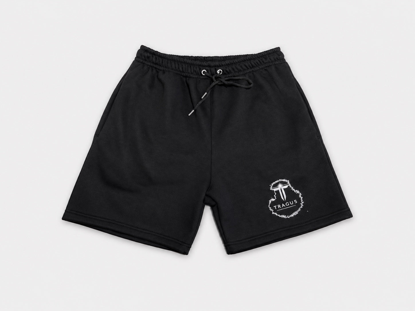 Tragus Style black Stay Hungry shorts